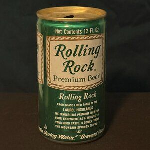 Rolling Rock Premium  vintage Beer can